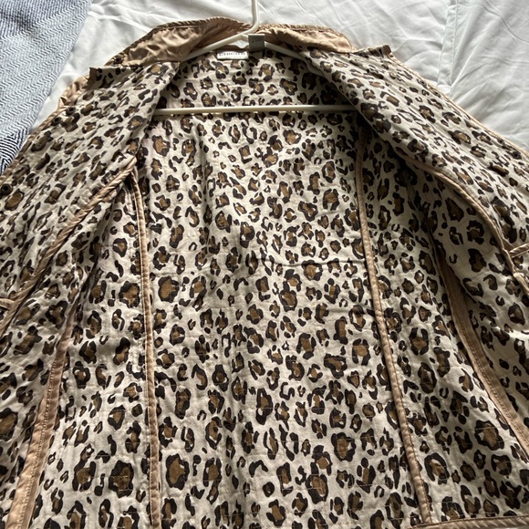 Chico's Quilted Utility Jacket in Light Brown - Picture 10 of 14